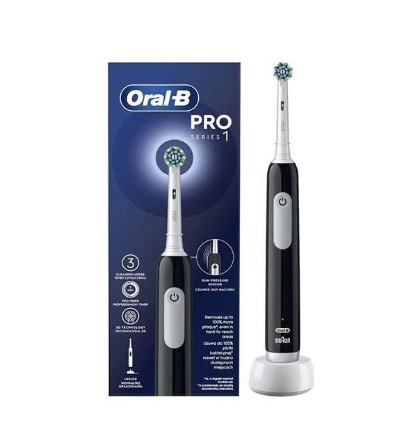Електрична зубна щітка Oral-B PRO1 D305.513.3 Black, фото 1