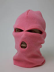 Балаклава в’язка 3-д Рожевий