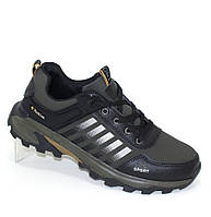 Мужские спортивные кроссовки цвет хаки на шнуровке хаки euro shoes