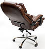 Крісло офісне Diego Comfort Pro коричневий, фото 3