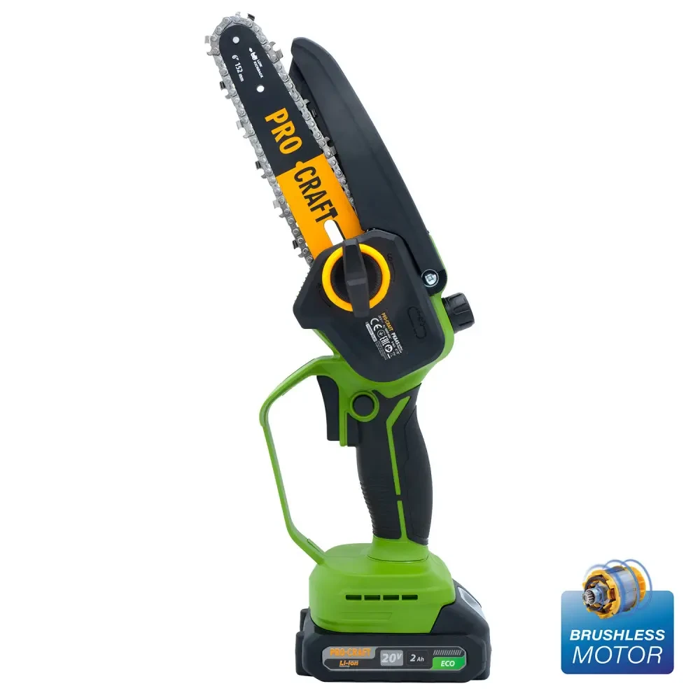 Акумуляторна ланцюгова пилка Procraft PKA45 (1 АКБ, 2 шини, 2 ланцюги)