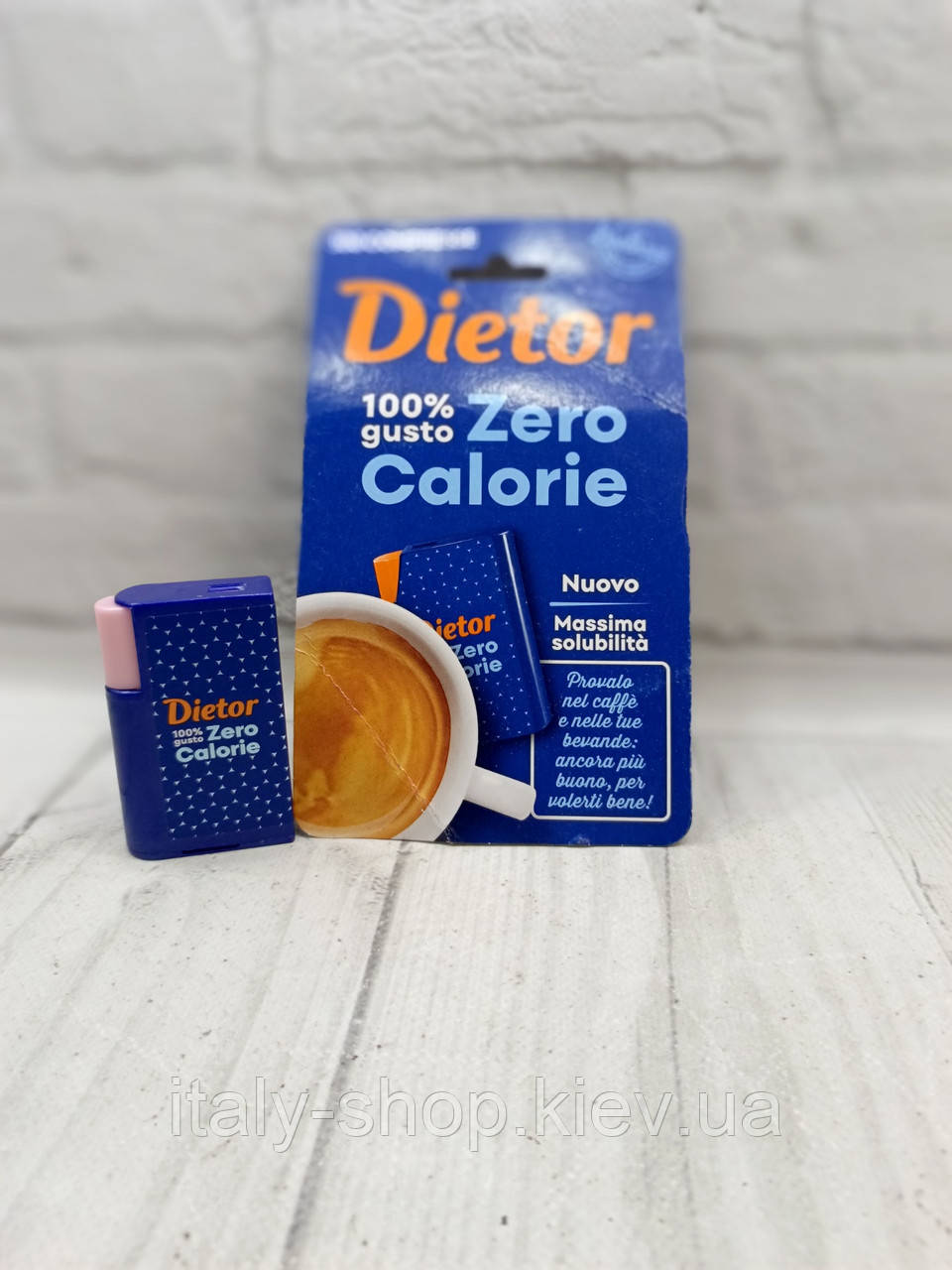 Підсолоджувач-цукрозамінник La Dolcerezza Dietor без аспартаму в таблетках 0 калорій, 300 шт Італія, фото 1