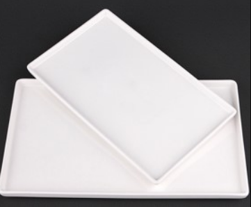 Тарілка прямокутна Helios порцелянова 12"308мм*182мм W155, фото 1