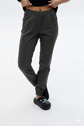 Медичні штани Парма Темно-сірий (манжет), фото 2