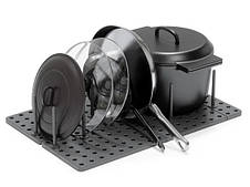 Висувна підставка для каструль і сковорідок із кришками для контейнерів