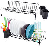 Підставка для посуду вертикальна металева сушарка