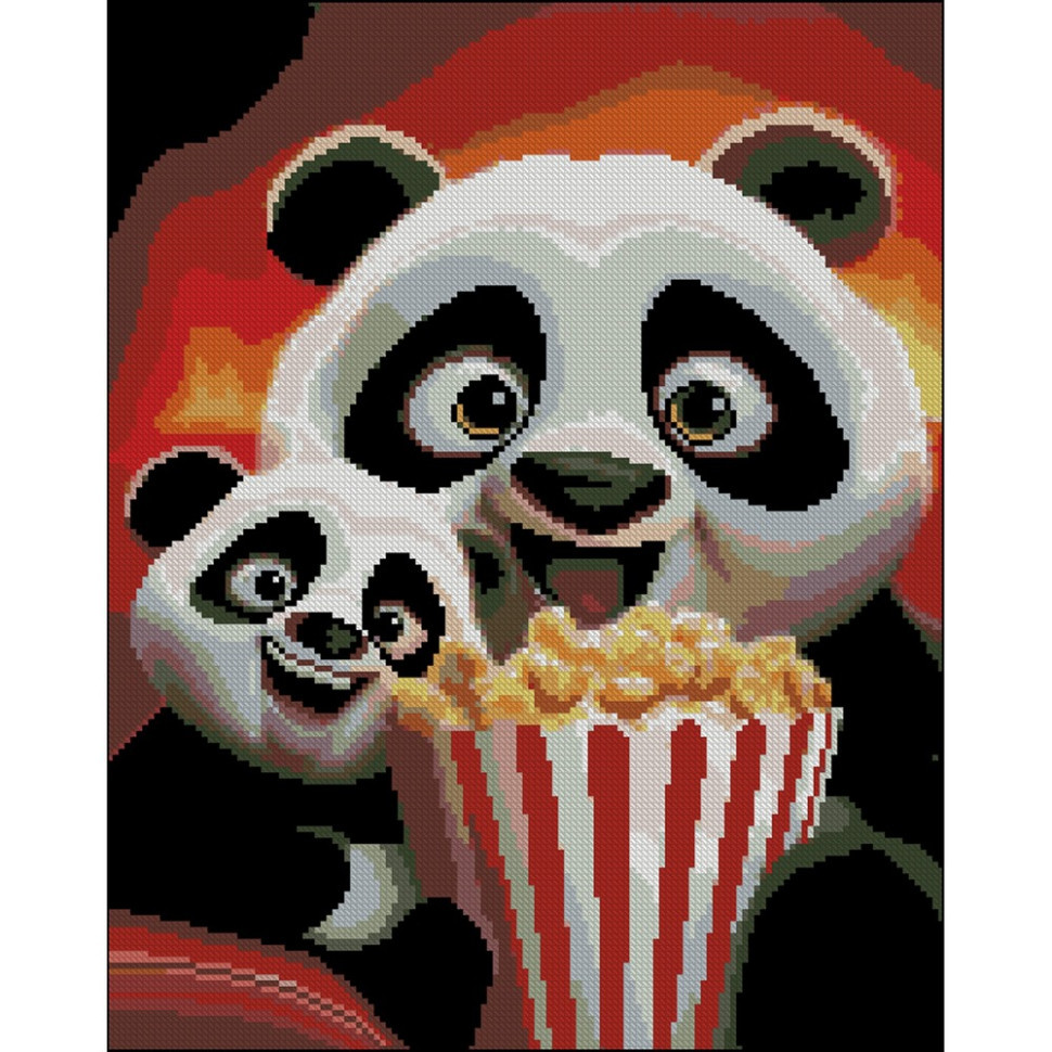 Алмазна мозаїка "У кіно" ZAV4050-14 без підрамника 40х50 см, фото 1