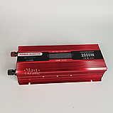 Інвертор перетворювач напруги 12V 220V UKC 2000 Вт, автомобільний інвертор з модифікованою синусоїдою, KC-2000D, фото 4