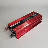 Інвертор перетворювач напруги 12V 220V UKC 2000 Вт, автомобільний інвертор з модифікованою синусоїдою, KC-2000D, фото 7