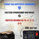 Інвертор перетворювач напруги 12V 220V UKC 2000 Вт, автомобільний інвертор з модифікованою синусоїдою, KC-2000D, фото 2