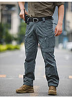 Штани YINREN 4.0 Grey чоловічі Тактичні ріп-стоп 35% бавовна / 65% поліестер