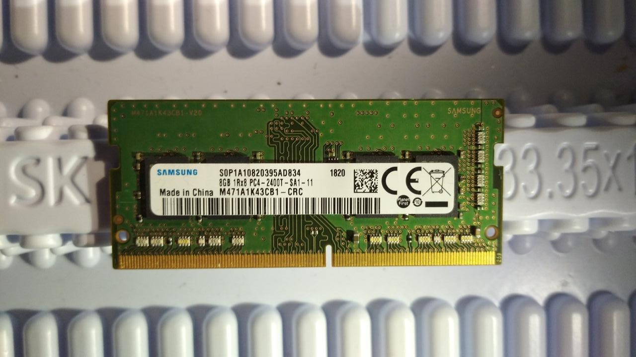 8gb DDR4 Samsung PC4-2400T RAM Оперативна пам'ять M471A1K43CB1-CRC, фото 1