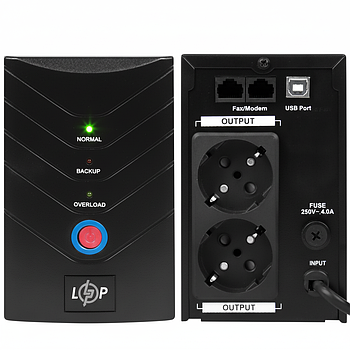 390Вт Джерело безперебійного живлення, U650VA / Перетворювач напруг з вбудованою батареєю / ДБЖ лінійно-інтерактивний