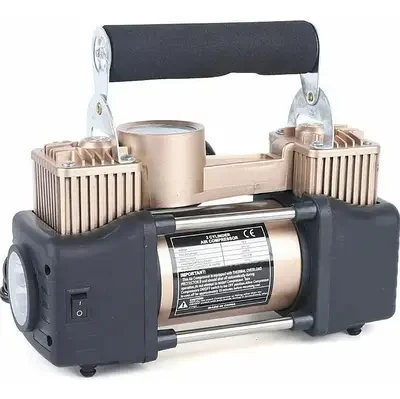 Компресор для автомобілів, двоциліндровий, 150 фунтів на квадер Heavy Duty Air, фото 1