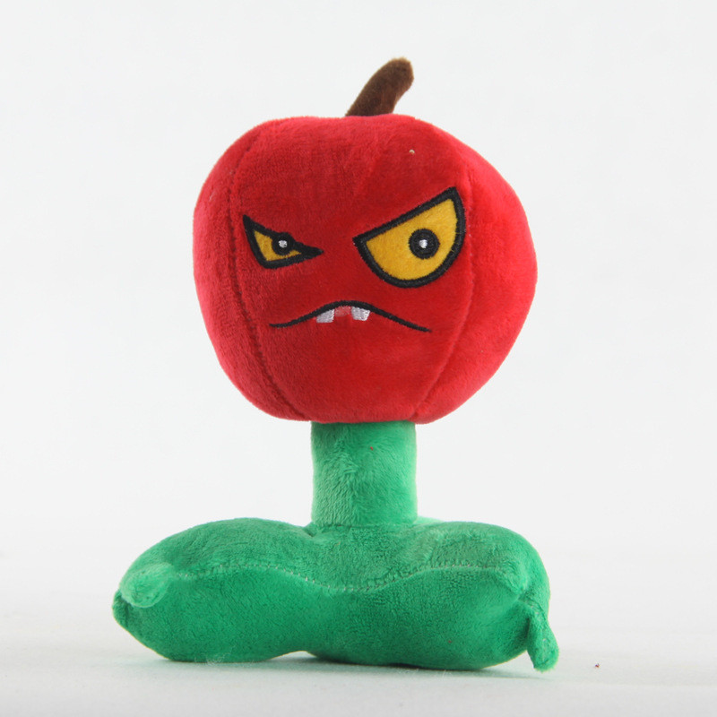 М'яка іграшка Червоне Яблуко Plants vs Zombies 17 СМ (Рослини проти зомбі), фото 1
