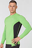 Чоловічий спортивний лонгслів Radical Fury Duo LS M Зелено-чорний (r0541), фото 2