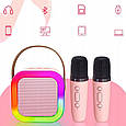 Дитяча блутуз-колонка з 2 мікрофонами ZS55A Рожева, фото 2