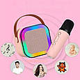 Дитяча блутуз-колонка з 2 мікрофонами ZS55A Рожева, фото 3