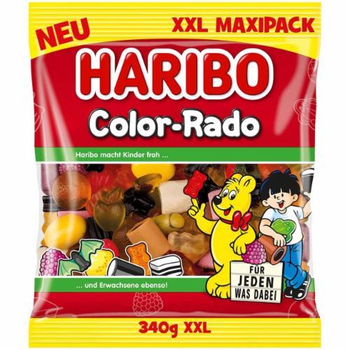 Haribo Color-Rado XXL 340 г — желейні цукерки мікс із Німеччини, фото 1
