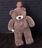 Плюшевий ведмедик Mister Medved Хеппі 130 см Капучіно (085), фото 6