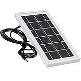 Портативна система освітлення Powerdex PD-6400 Ліхтар + 2 LED лампи + сонячна панель 5500 mAh (3_02435), фото 4