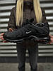 ТЕРМО кросівки Nike Air Max Tn Plus Black чорно-сірі чоловічі зимові Найк Аір Макс Плюс ТН теплі осінь зима, фото 6