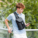 Рюкзак з однією лямкою Mark Ryden MR7369 32 х 20 х 12 см Чорний, фото 4