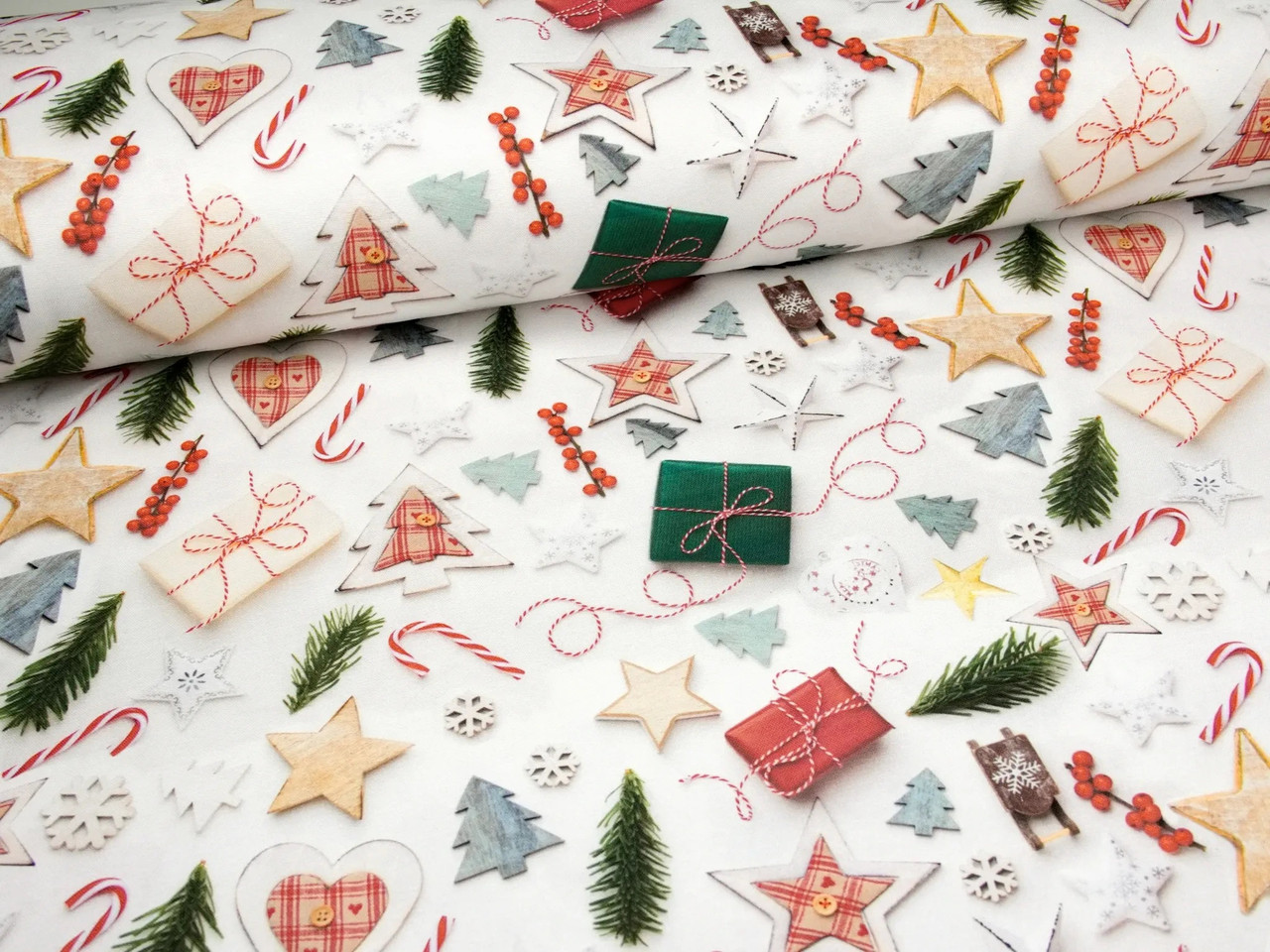 Скатертина тефлонова Королева Ночі (Duck) | 120х170 | Новорічна абстракція, фото 1