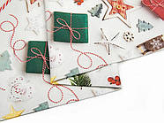 Скатертина тефлонова Королева Ночі (Duck) | 120х170 | Новорічна абстракція, фото 4