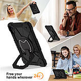 Броньований протиударний чохол-підставка Xiaomi Redmi Pad 2 (2025) 11" Чорний, фото 4