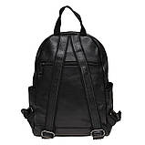 Шкіряний жіночий рюкзак Keizer K110086-black, фото 3