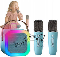 Дитяча блутуз-колонка з 2 мікрофонами ZS55B Синя