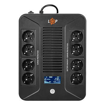 0,36кВт ДБЖ із апроксимована синусоїдою 12V, LP-UL600VA-8PS / Джерело безпербійного живлення / Безперебійник