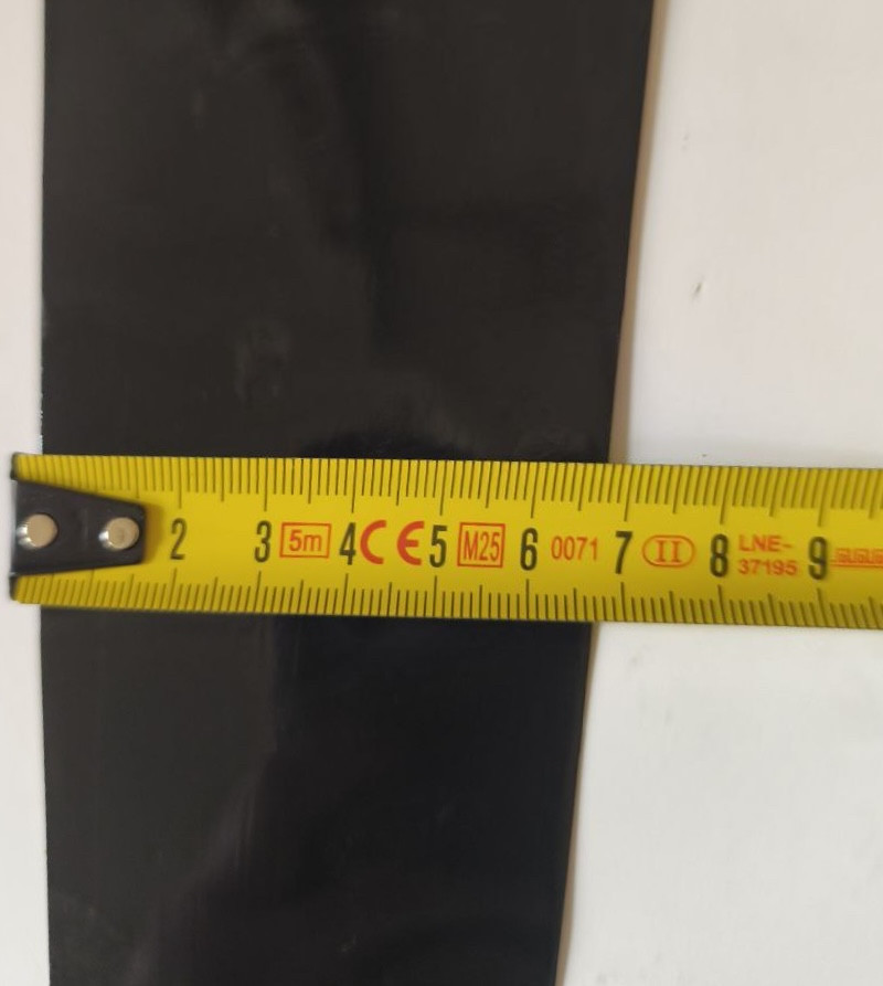 Термоусадкова плівка чорна завширшки 65 мм для збирання акумуляторів ціна за 1 метр, фото 1