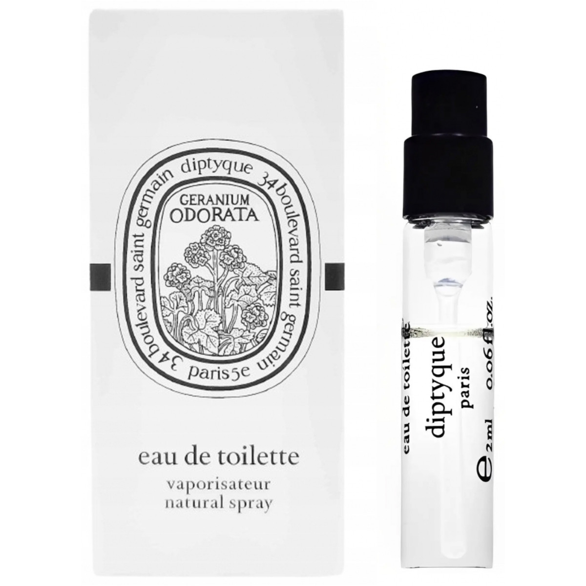 Diptyque Geranium Odorata Eau de Toilette Туалетна вода (пробник) 2ml (3700431442901)