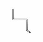 "Z" - 135г., відбійник. Профіль алюмінієвий для натяжних стель, фото 2