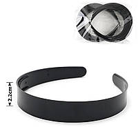 Набір пластикових обручів заготовок 2.2 см 12 шт чорний (23354)