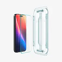 Захисне скло Spigen для iPhone 17 Pro Max/ 16 Pro Max - EZ FIT GLAS.tR (2 шт), Clear (AGL07907), фото 3