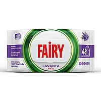 Вологі універсальні серветки для прибирання Fairy Lavanta 100 шт.