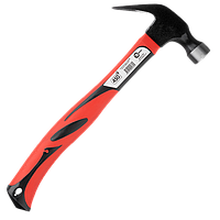 Молоток столярний 450 г фібергласова ручка Intertool HT-0223