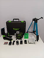 Лазерный уровень Huepar S04CG. Штатив 1м.16 линий. Зелёный луч. Штатив 1м. Лазерний рівень ТОП!!!!!