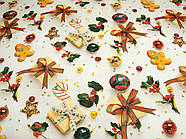 Скатертина тефлонова Королева Ночі (Duck) | 120х170 | Різдвяна абстракція, фото 2