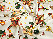 Скатертина тефлонова Королева Ночі (Duck) | 120х170 | Різдвяна абстракція, фото 3