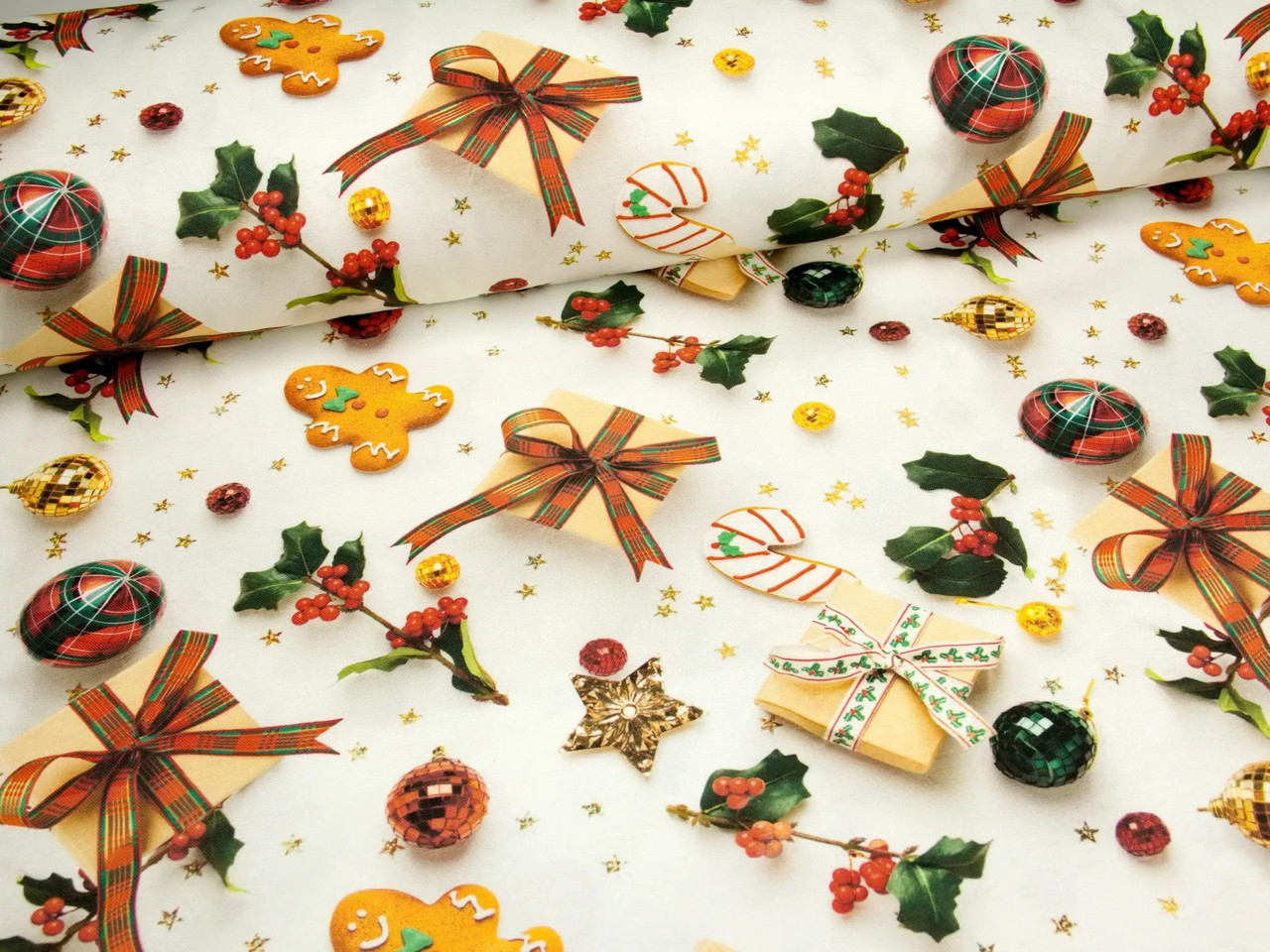 Скатертина тефлонова Королева Ночі (Duck) | 120х170 | Різдвяна абстракція, фото 1