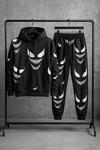 Чорний спортивний костюм з Веномом худі штани