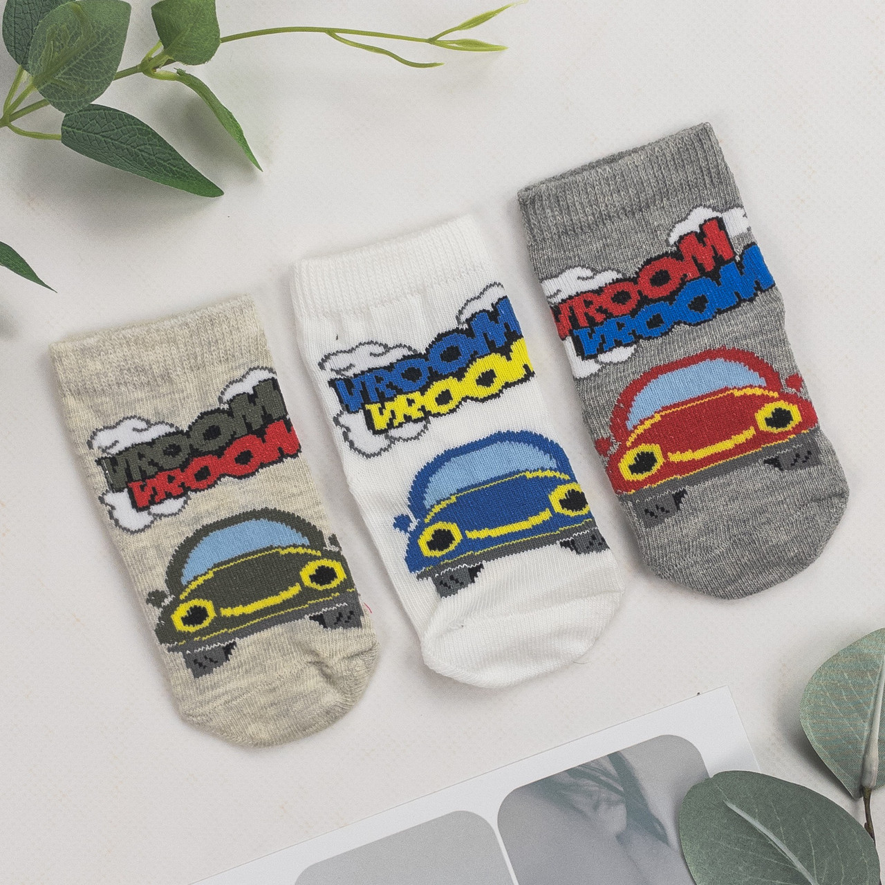 Шкарпетки дитячі BROSS Туреччина (розміри: 13-15, 19-21) | 3 шт.