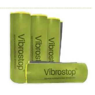 Мембрана VIBROSTOP (Вібростоп) 8мм, звукоізоляція підлоги під стяжку 1,2х12,5м, 15 кв. м./рул, фото 1