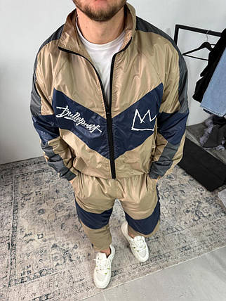 Різнокольоровий костюм олімпійка штани з принтом, фото 2