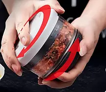 Ручний подрібнювач овочів і фруктів, подрібнювач Mini chopper XL-294, фото 5