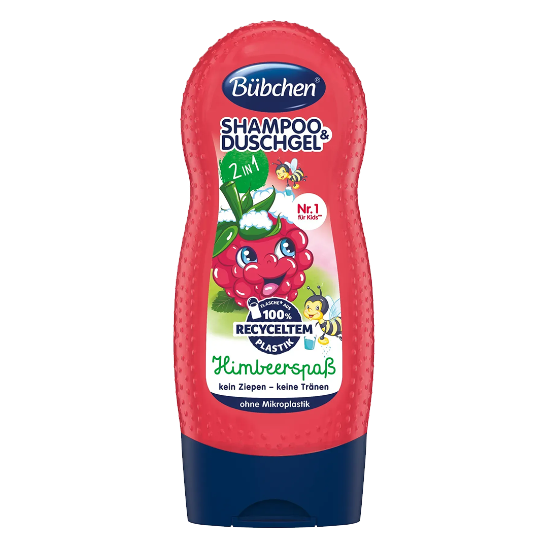 Шампунь, гель для душу "Мишкова малина" Бюбхен, 230мл, фото 1